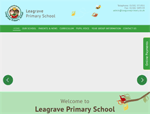 Tablet Screenshot of leagraveprimary.co.uk